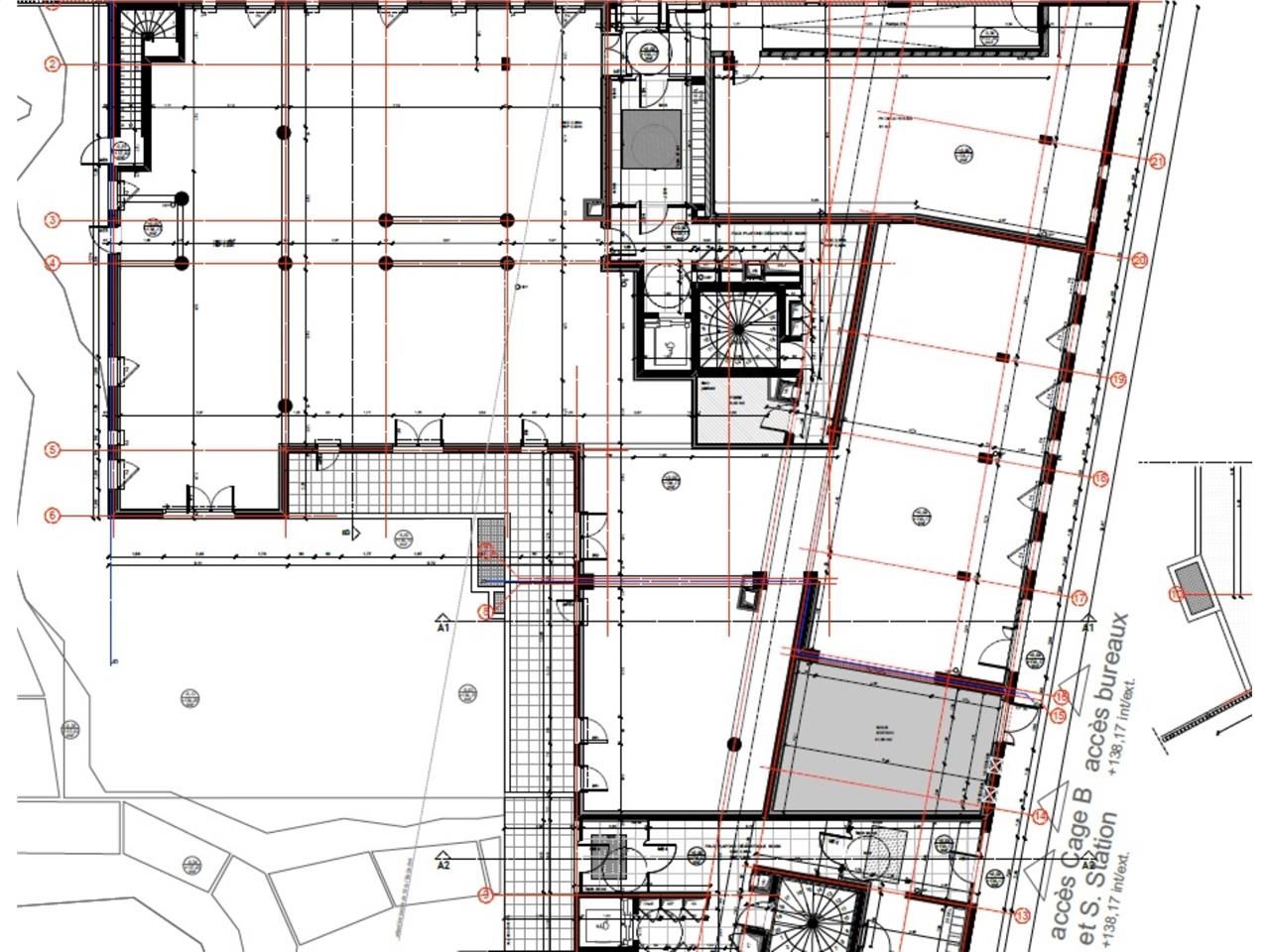 Location bureaux 486 m² divisibles à partir de 212 m²