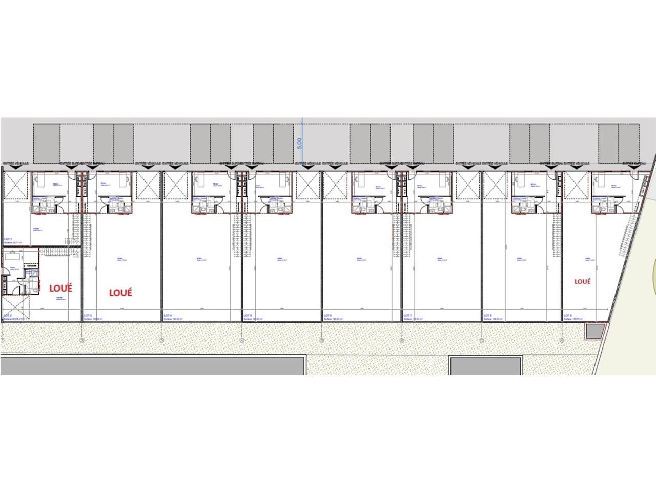 Location entrepots 1008 m² divisibles à partir de 31 m²