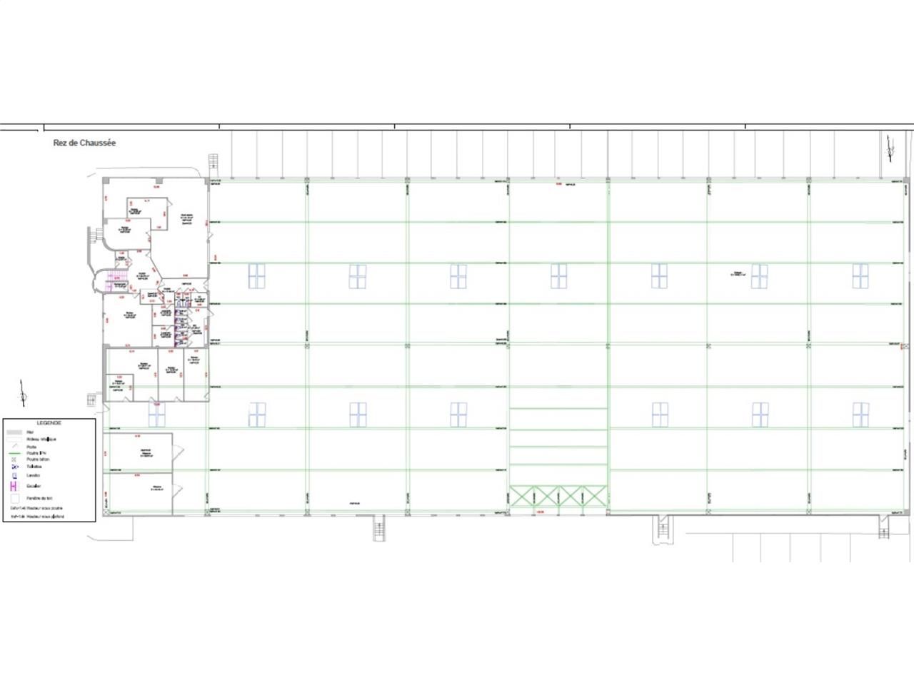 Location entrepots 4100 m² non divisibles
