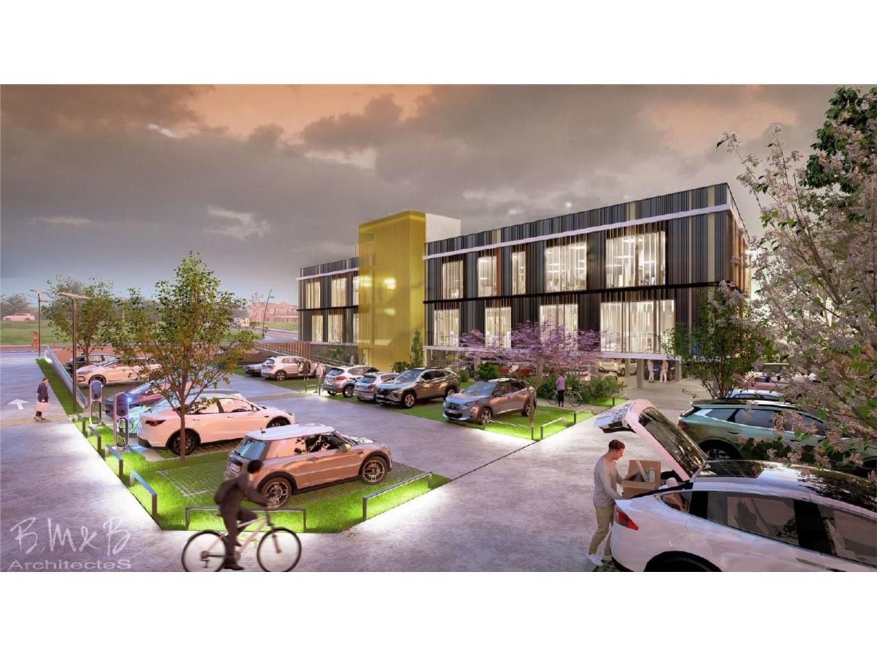 Bureaux neufs à louer dans un immeuble à construi