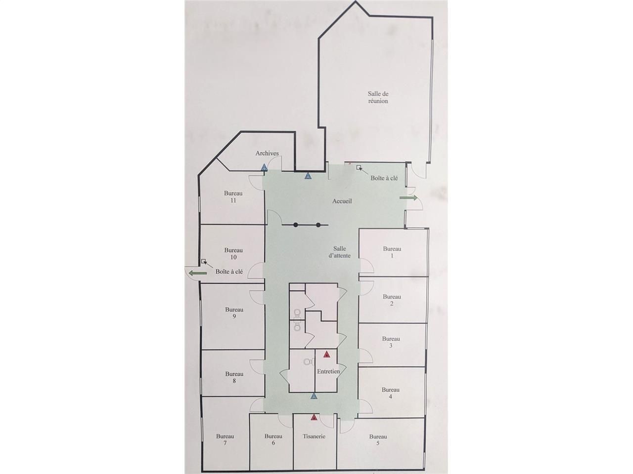 Vente bureaux 271 m² non divisibles