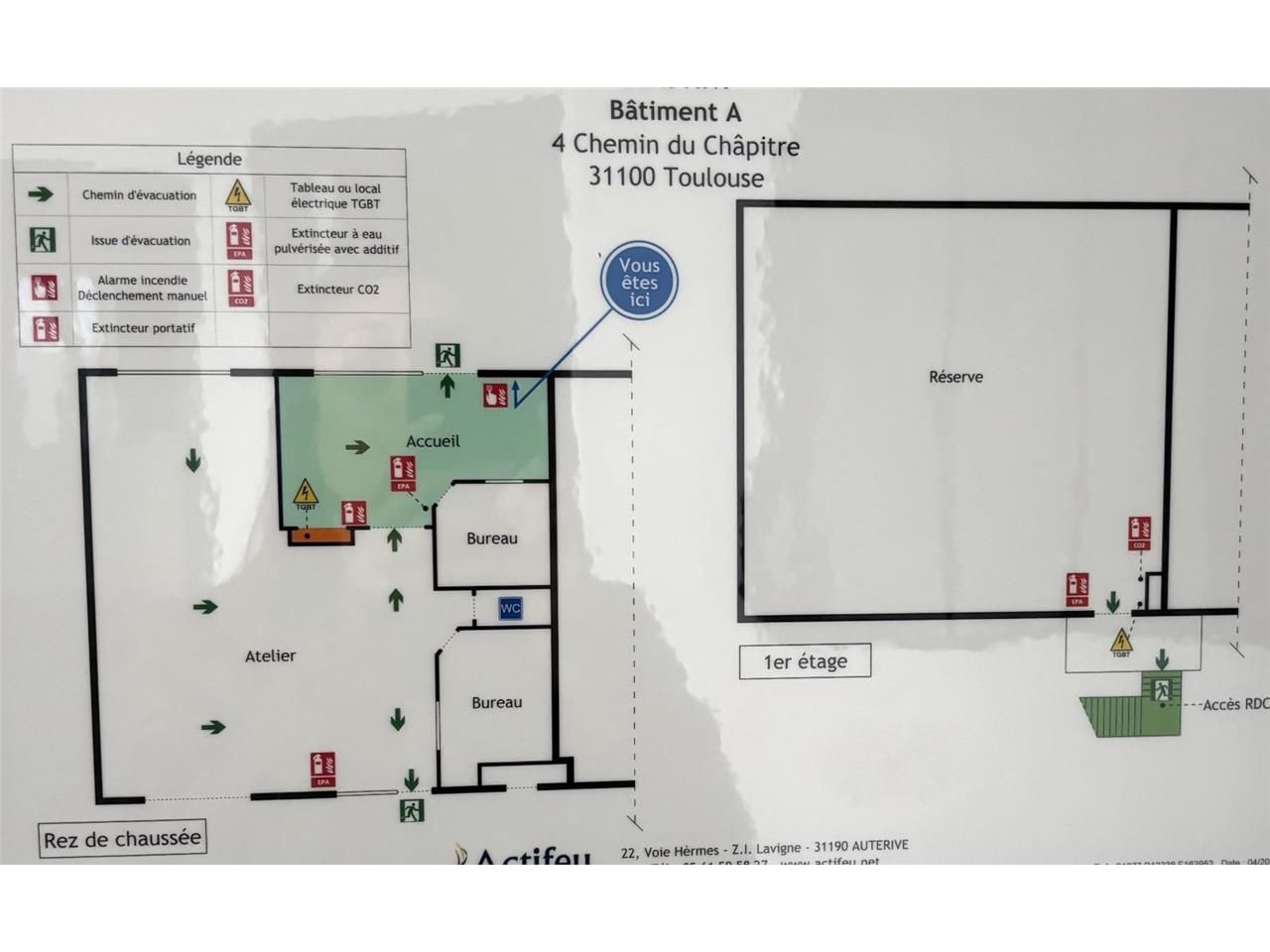 Location entrepots 576 m² divisibles à partir de 142 m²