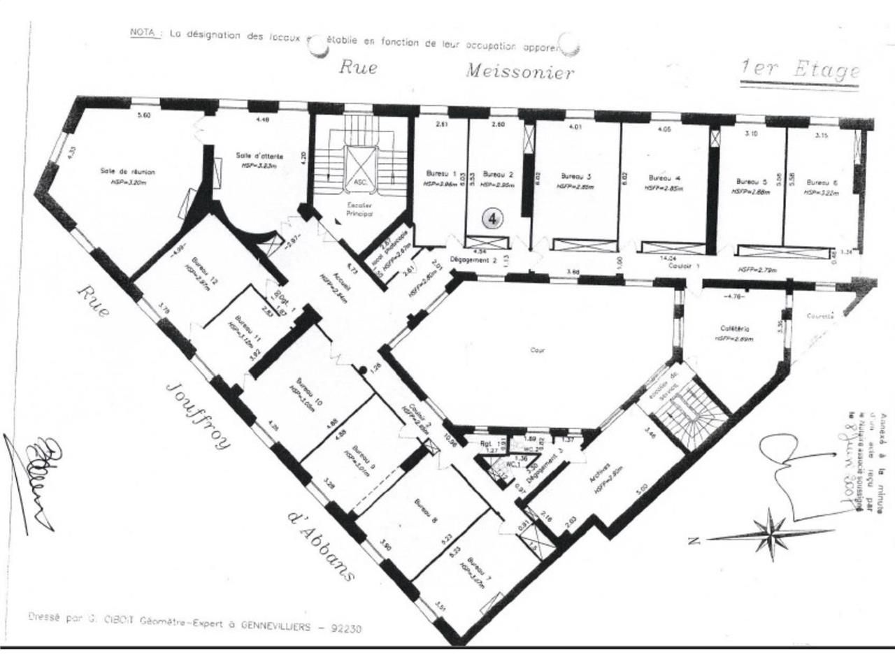 Vente bureaux 424 m² non divisibles