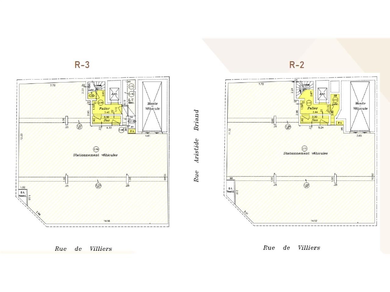 Vente bureaux 1805 m² divisibles à partir de 91 m²