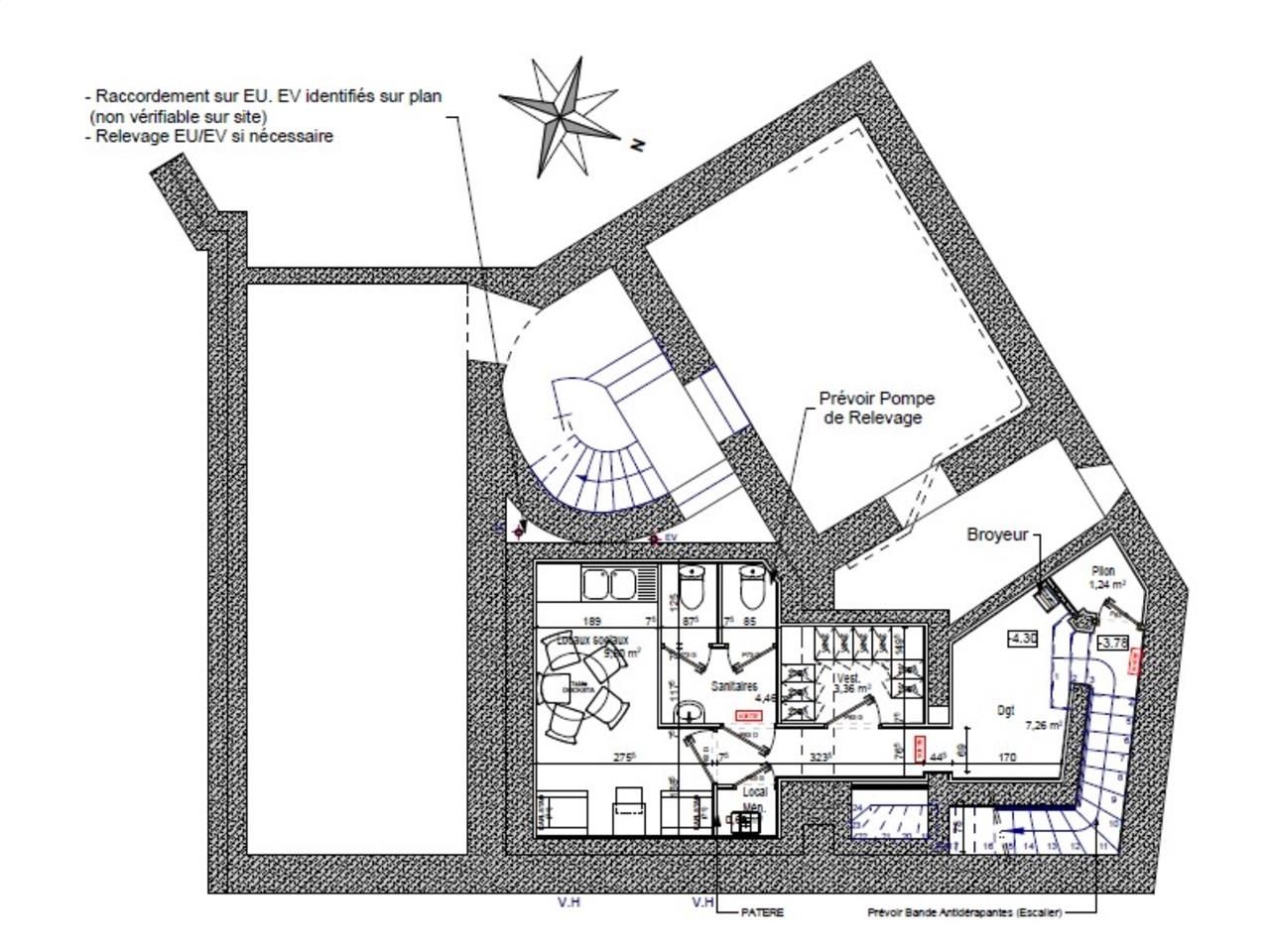Vente bureaux 195 m² non divisibles