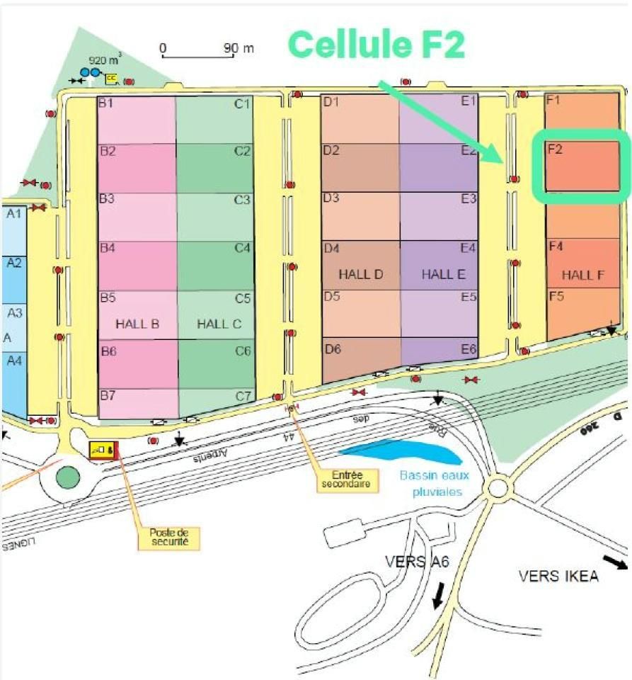 5982 m² pour cetentrepôts classe a en location à Villabé