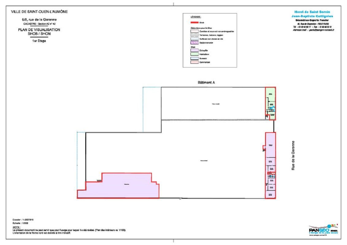 Location entrepots 1500 m² divisibles à partir de 500 m²