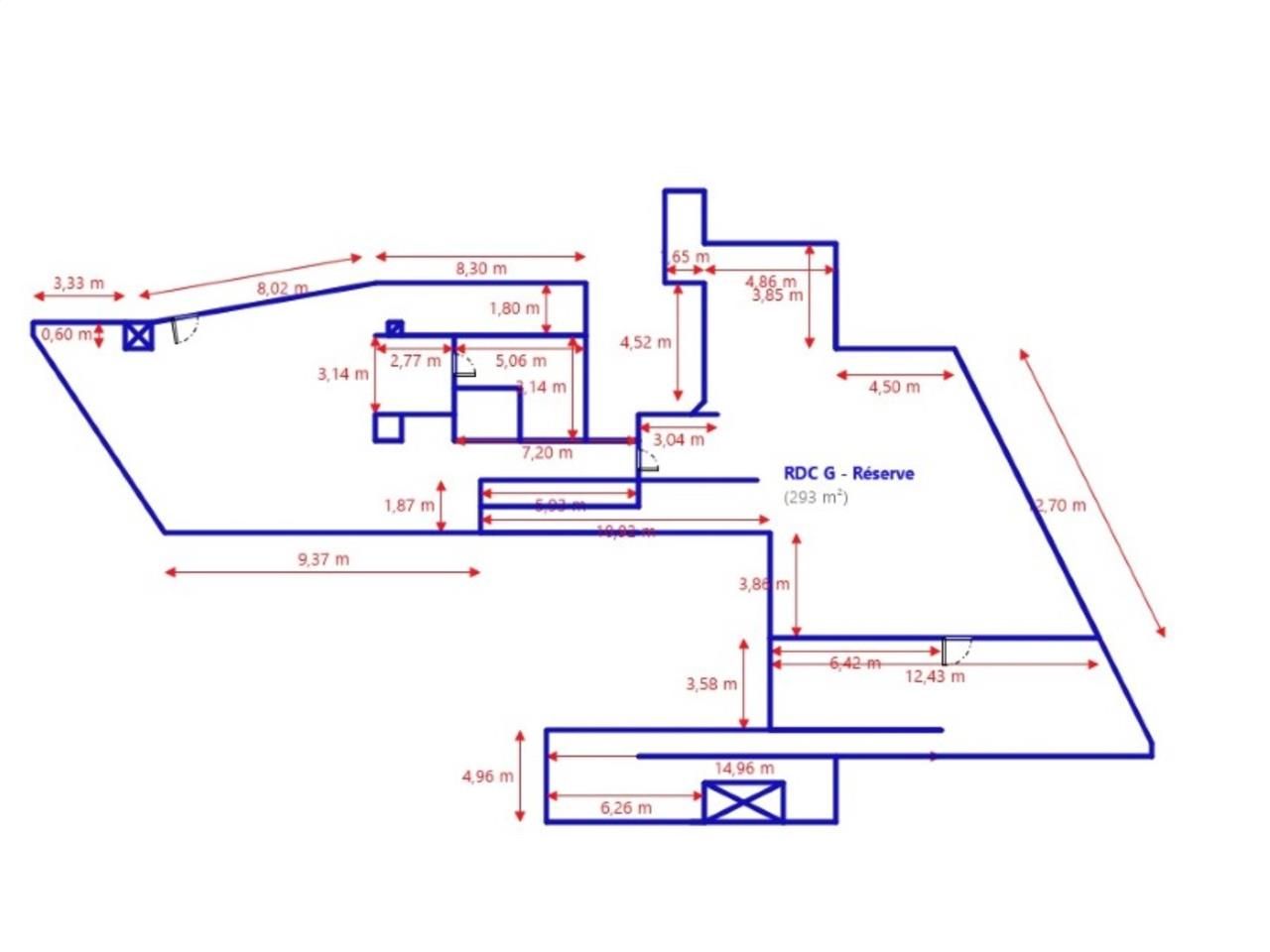 Vente entrepots 390 m² non divisibles