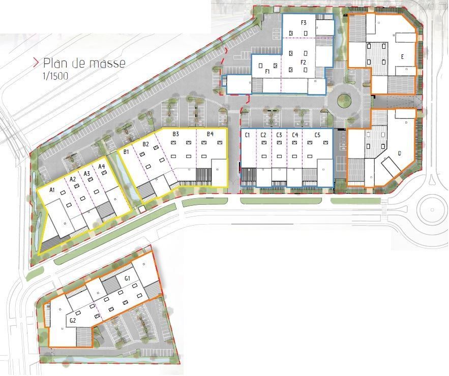 Location entrepots 1486 m² non divisibles