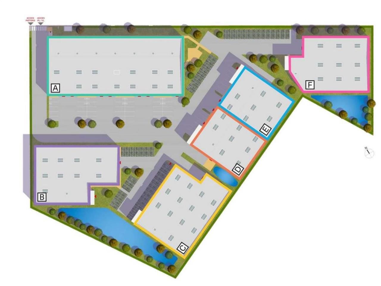 Vente entrepots 725 m² divisibles à partir de 358 m²