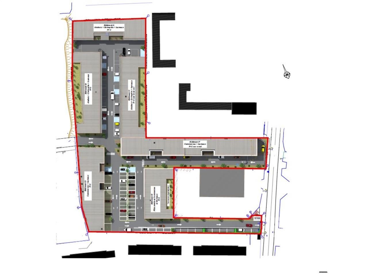 Vente entrepots 6996 m² divisibles à partir de 52 m²