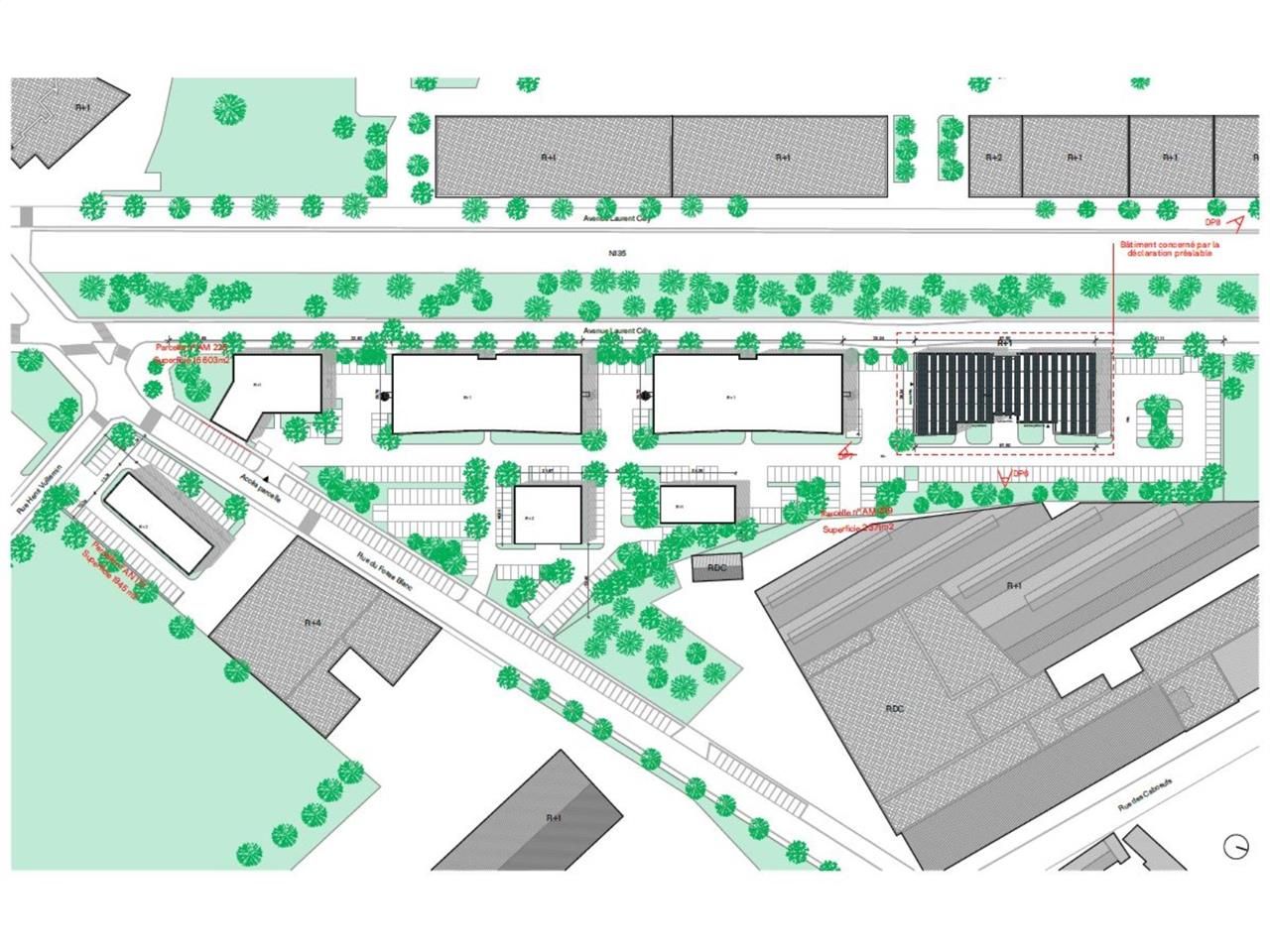 Location entrepots 477 m² non divisibles