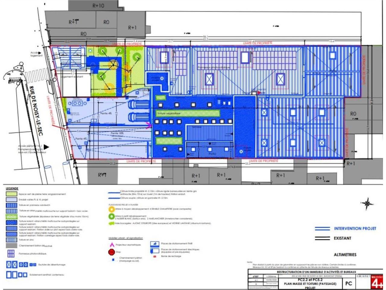 Vente entrepots 2186 m² non divisibles