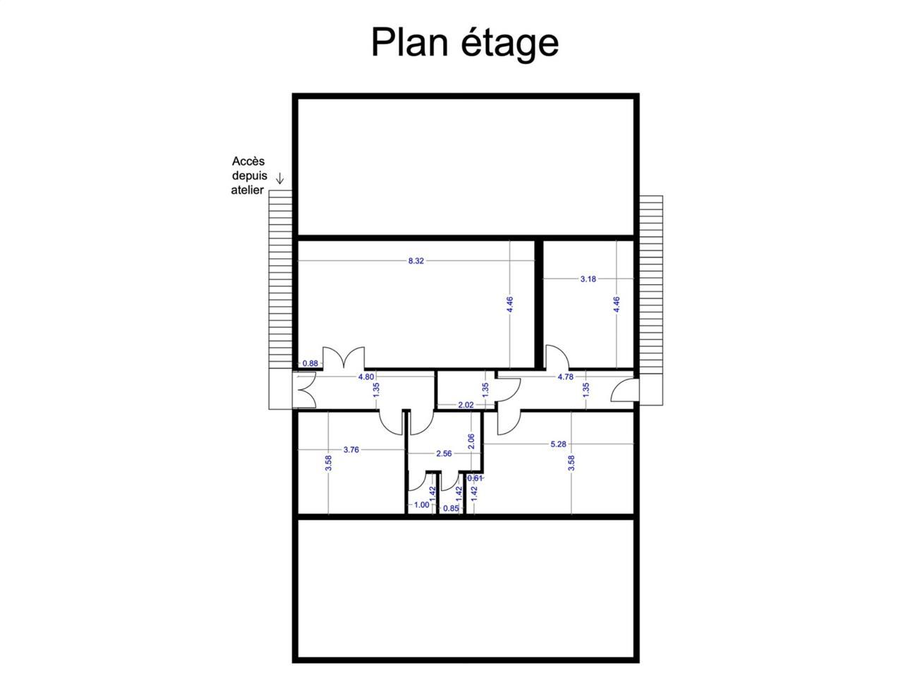 Location entrepots 1316 m² non divisibles