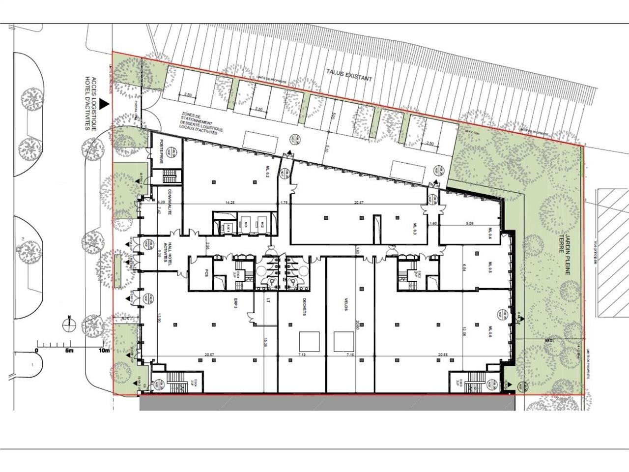 Location entrepots 802 m² divisibles à partir de 66 m²