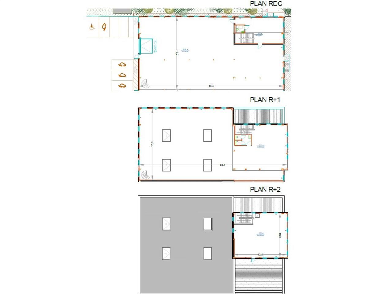 Vente entrepots 1256 m² non divisibles