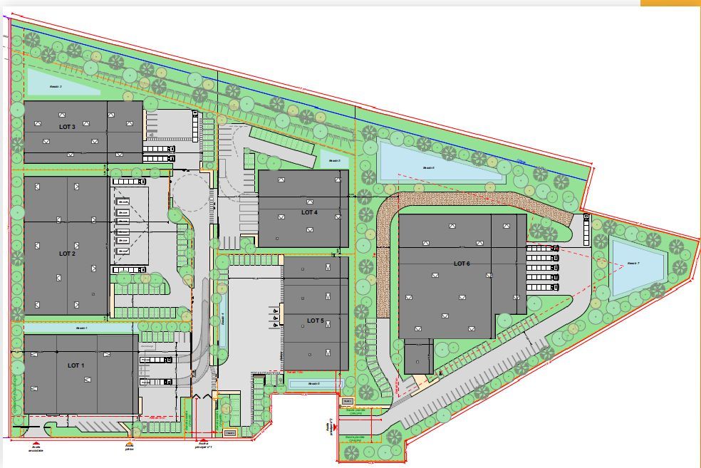 Location entrepots 1675 m² non divisibles