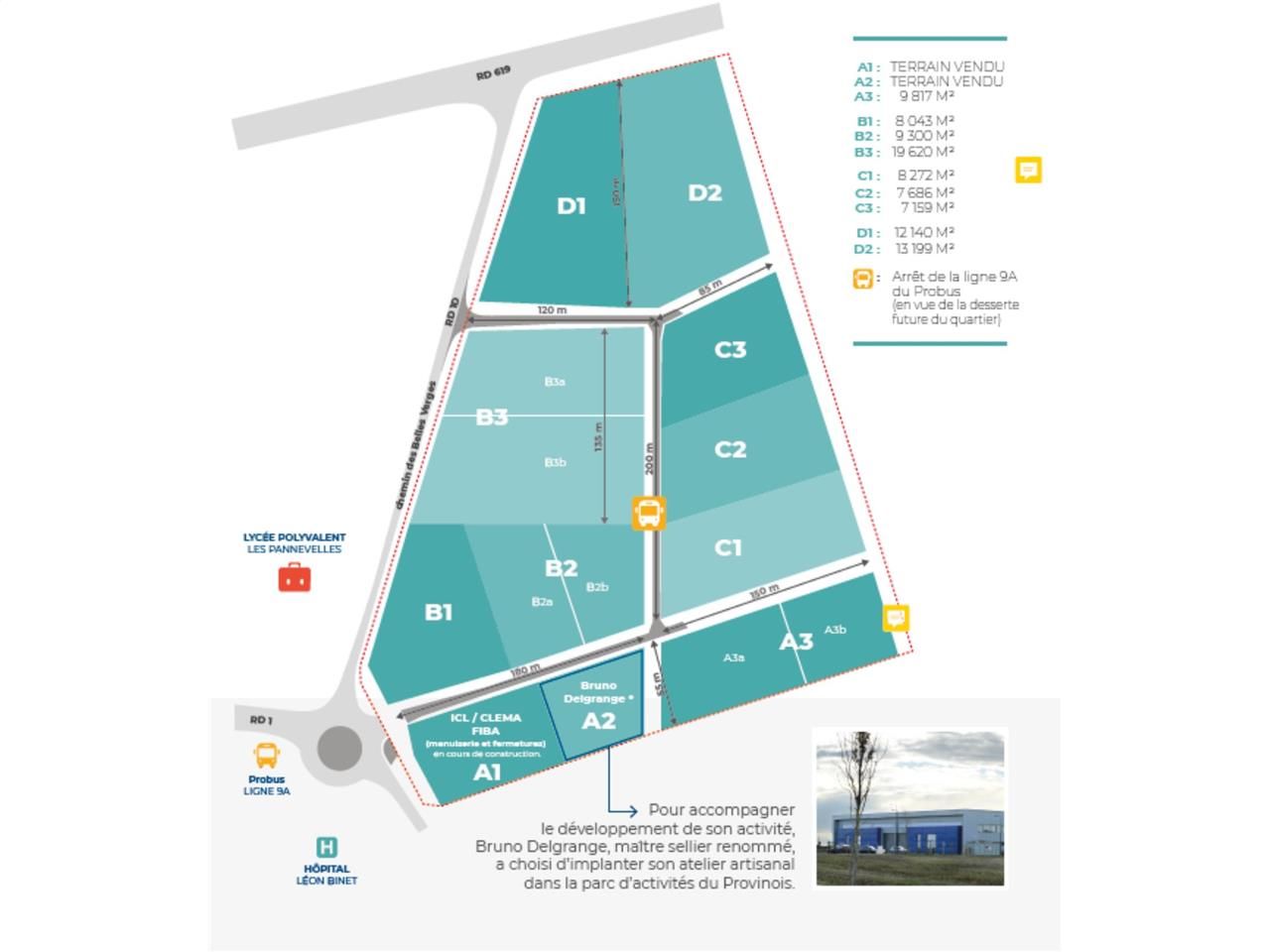 Vente terrain 19620 m² non divisibles