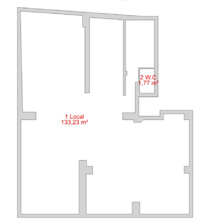 Location entrepots 135 m² non divisibles