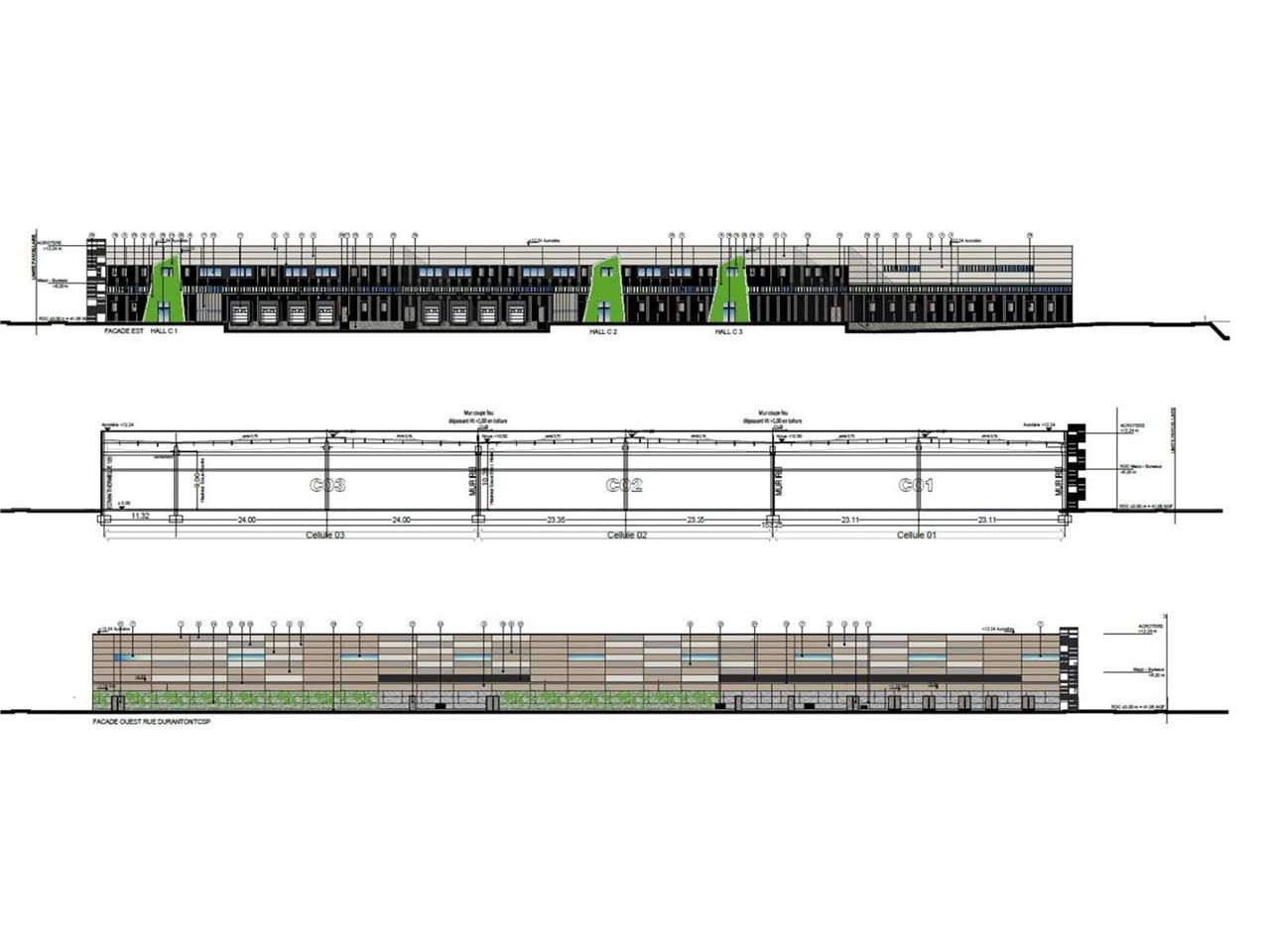 Location entrepots 11325 m² divisibles à partir de 3775 m²