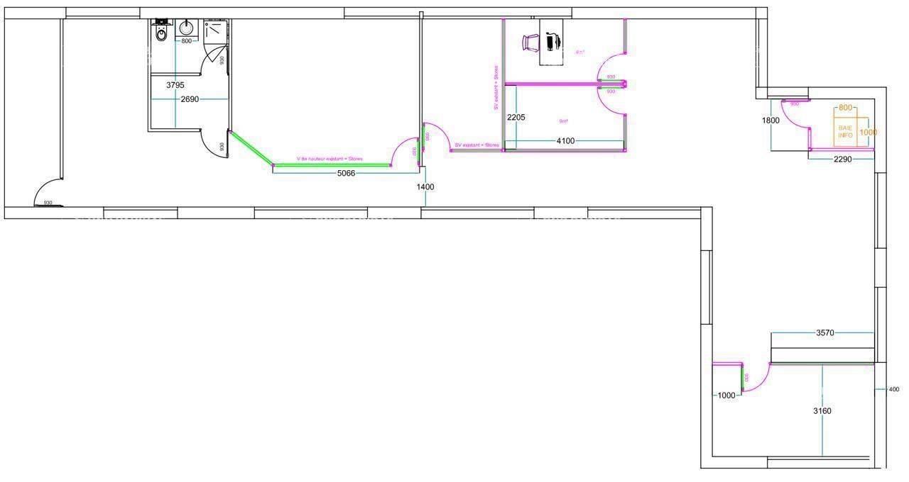 710.25 m² pour ce bureaux en vente à Villeneuve-d'ascq