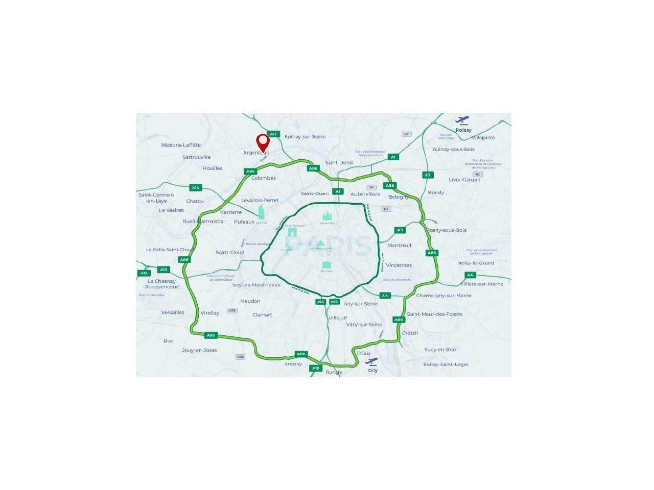 25000 m² pour ce activité en location à Argenteuil