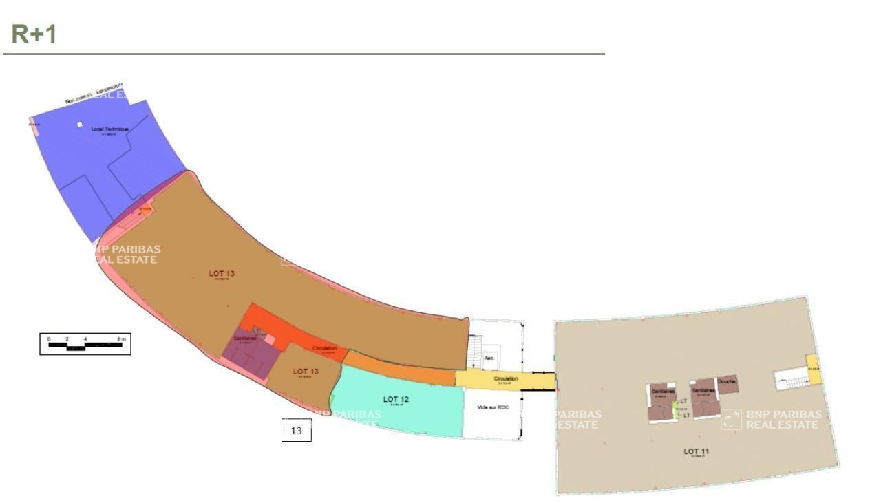 837.4 m² pour ce bureaux en location à Toulouse