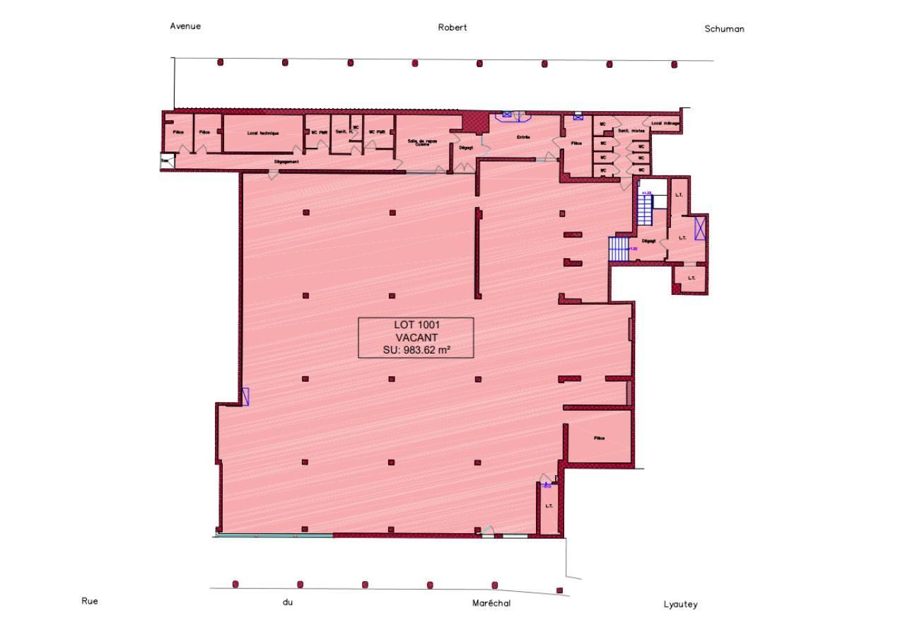 Vente Bureaux 1843.1 m² divisibles 59370 Mons-en-baroeul