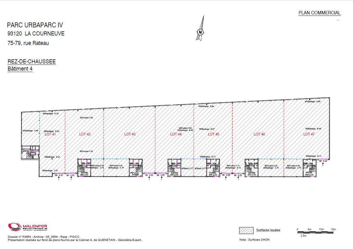 4519 m² pour ce pme-pmi en location à La courneuve