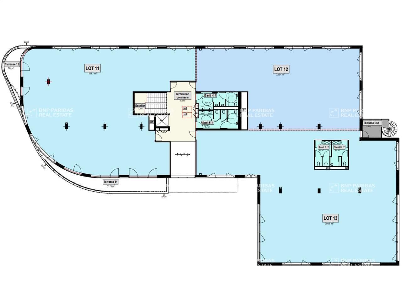 2913 m² pour ce bureaux en vente à Dardilly