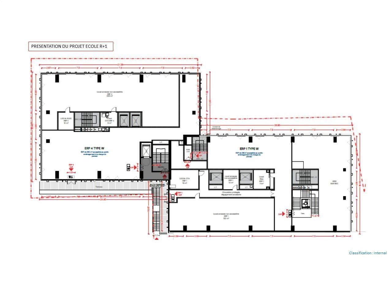 1090 m² pour ce bureaux en location à Puteaux
