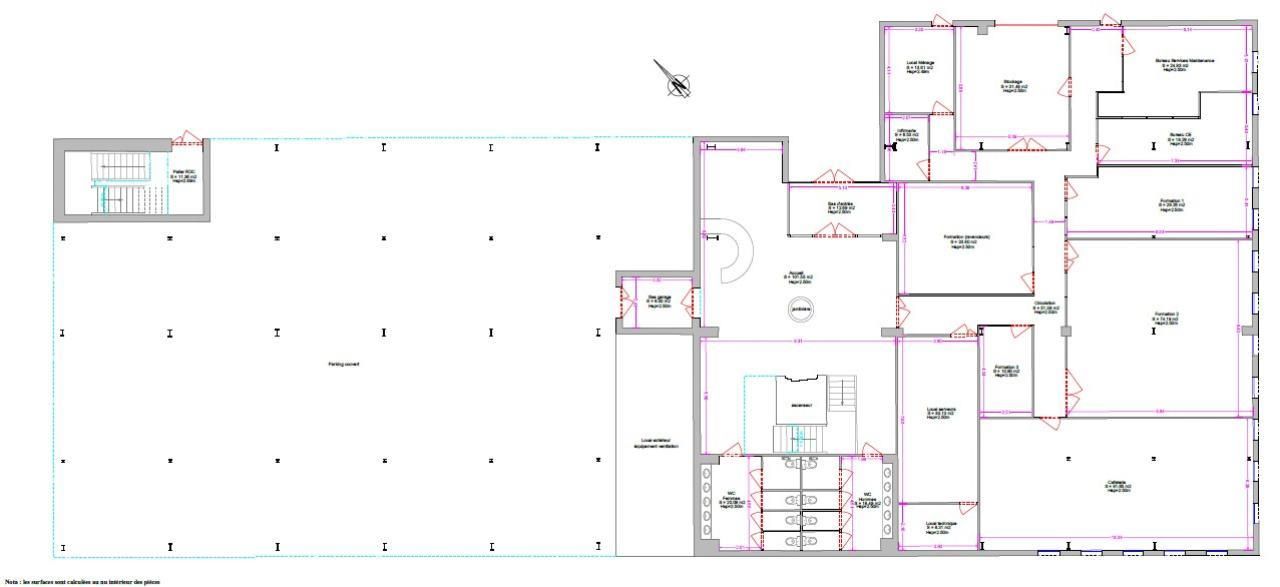3070 m² pour ce bureaux en vente à Mérignac
