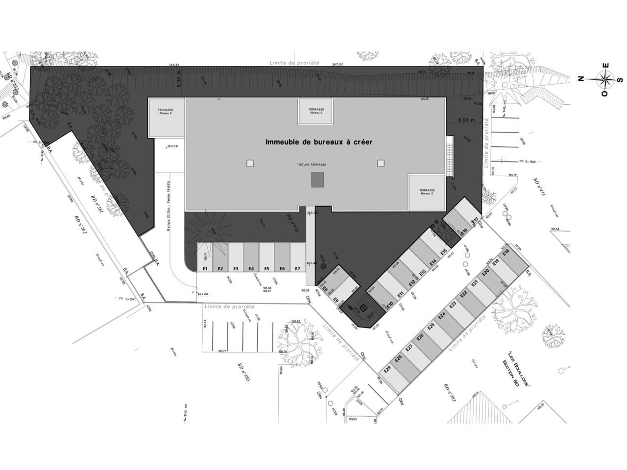 Vente bureaux 1599 m² divisibles à partir de 788 m²