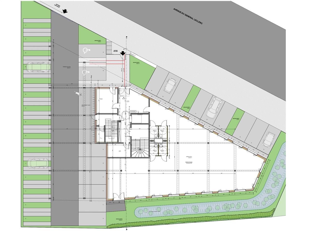 Vente bureaux 1631 m² divisibles à partir de 137 m²