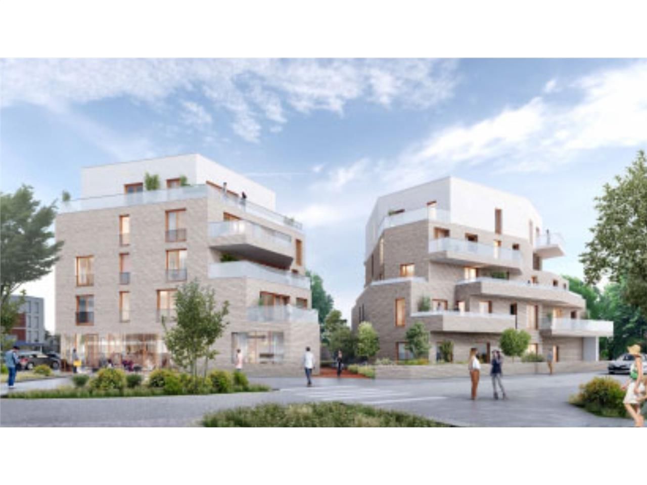 2 rez-de-chaussée commerciaux neufs avec visibili