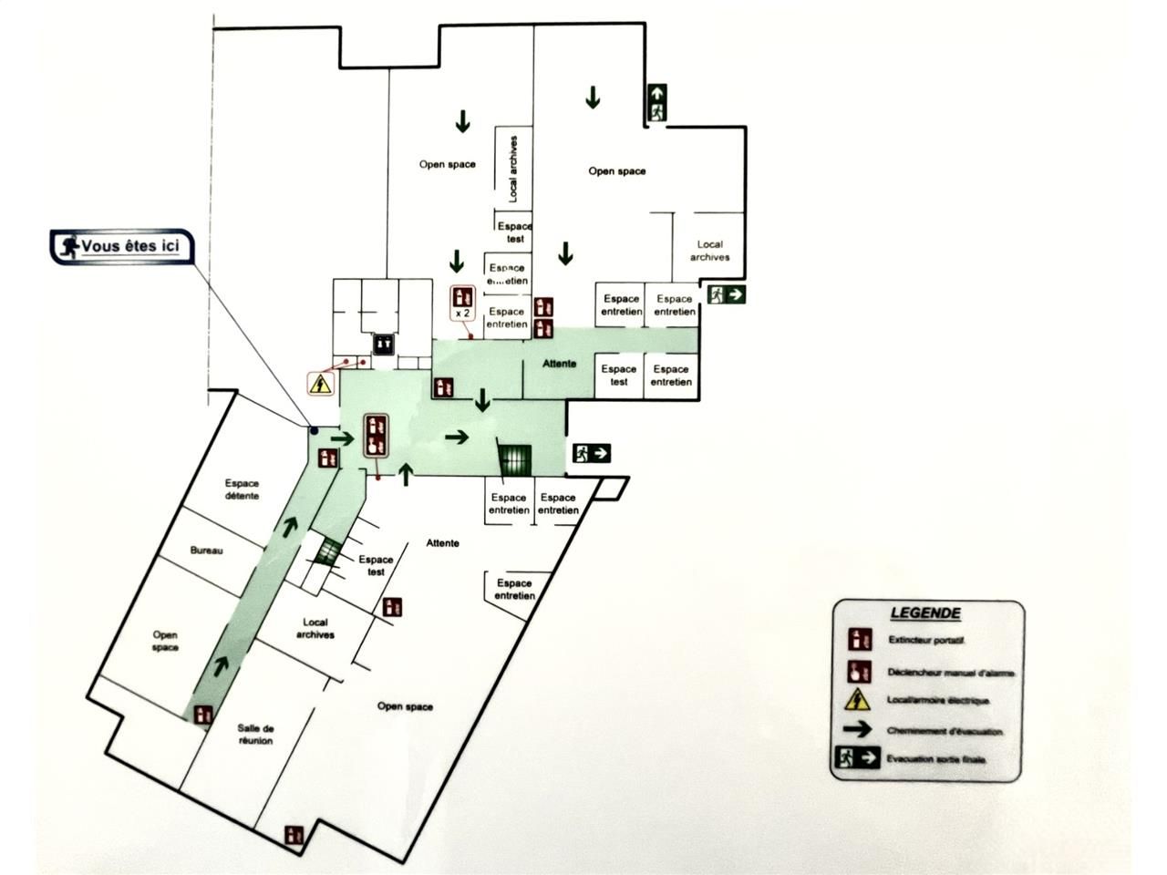 Location bureaux 390 m² divisibles à partir de 121 m²