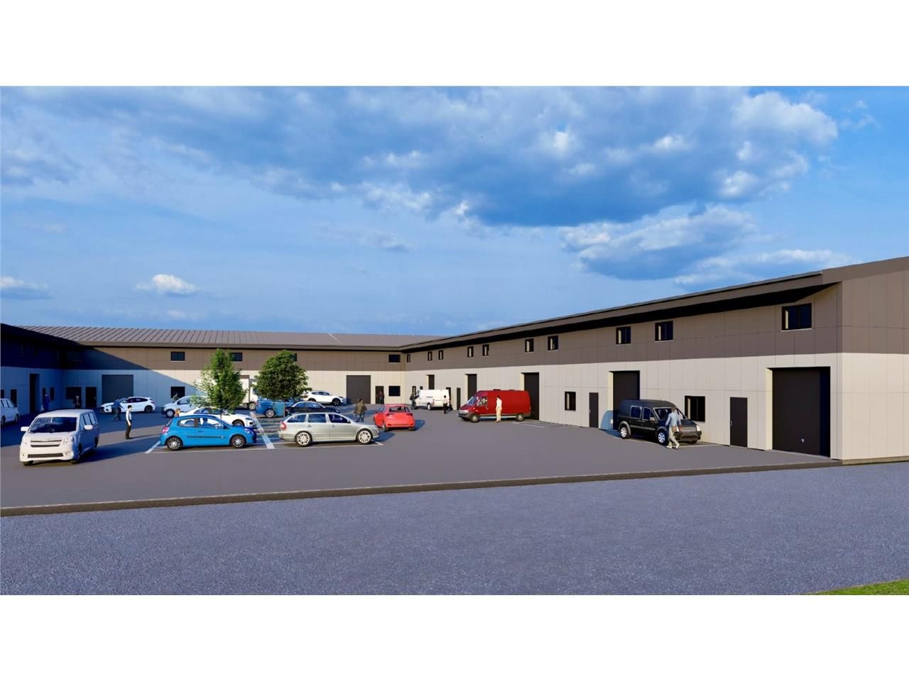 Locaux d'activité de 2560 m² divisibles à partir 