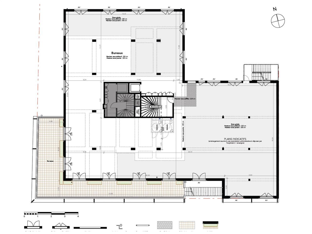 Vente bureaux 766 m² divisibles à partir de 15 m²