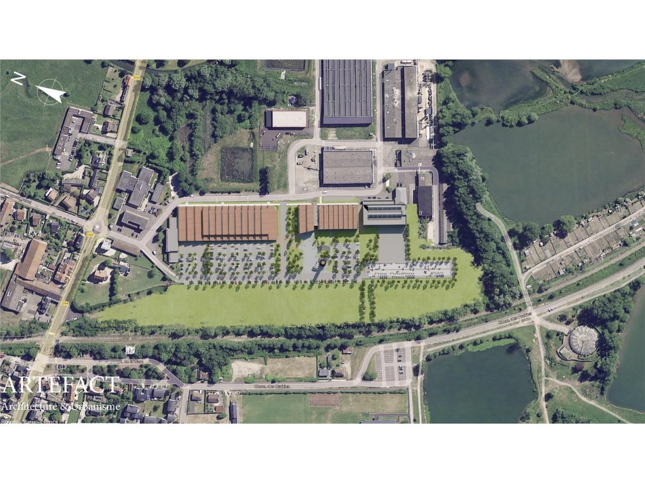 Vente bureaux 13100 m² divisibles à partir de 1750 m²