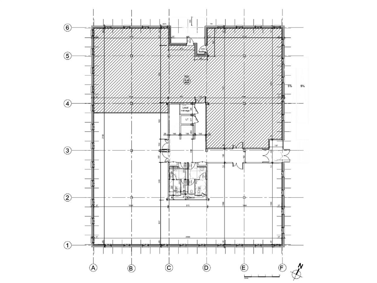 Vente bureaux 1078 m² divisibles à partir de 350 m²