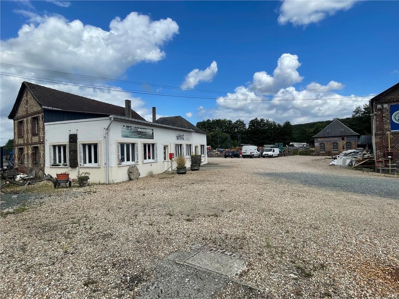 Parc d'activité composé de bâtiments ateliers/sto