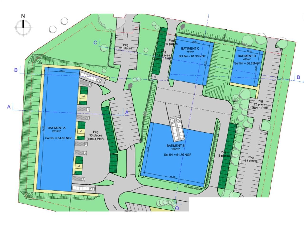 Location entrepots 5313 m² divisibles à partir de 780 m²