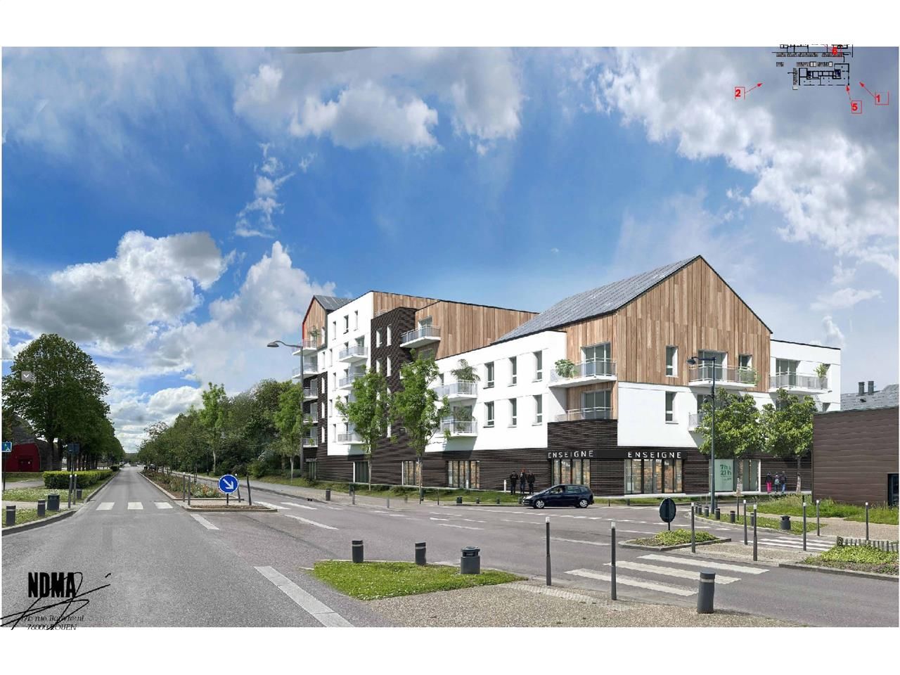 Programme immobilier neuf de 180 logements, propo