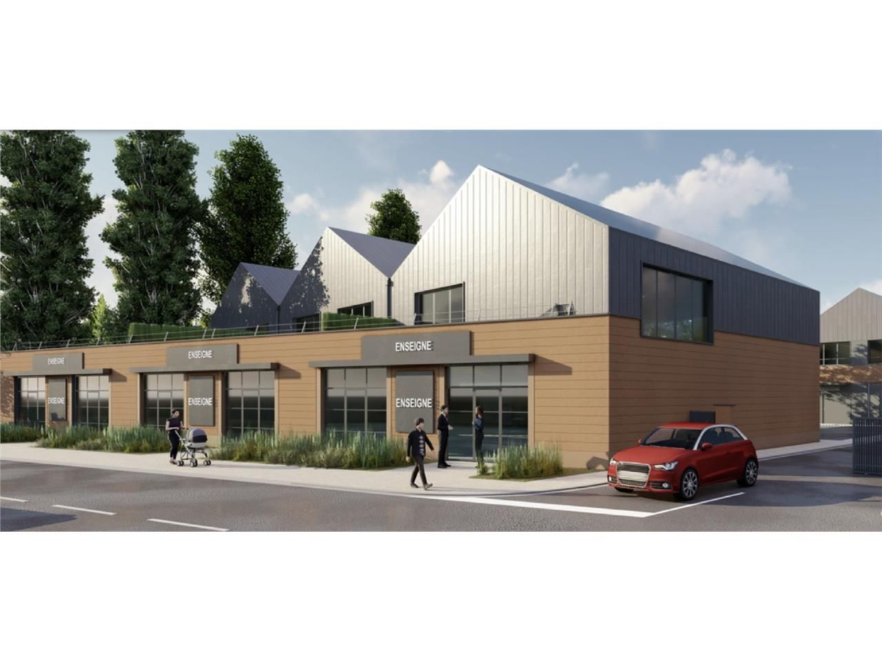 A VENDRE - LOCAUX COMMERCIAUX À LAMORLAYE PROGRAM