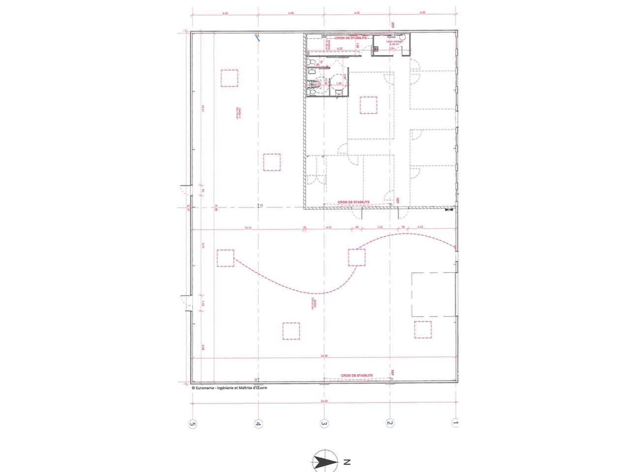 Vente entrepots 772 m² non divisibles