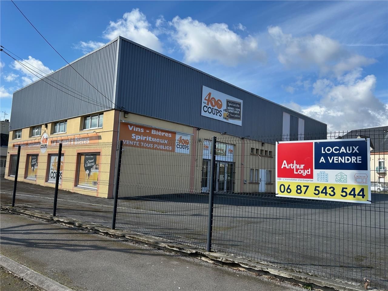 BÂTIMENT COMMERCIAL INDEPENDANT - SAINT-QUENTIN -