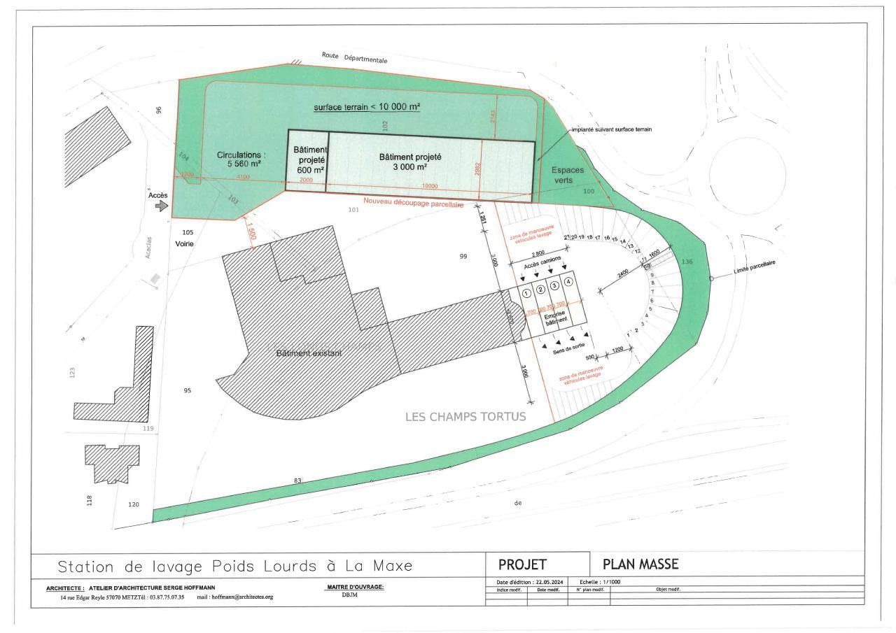 Location Terrains 10400 m² non divisibles 57140 La maxe