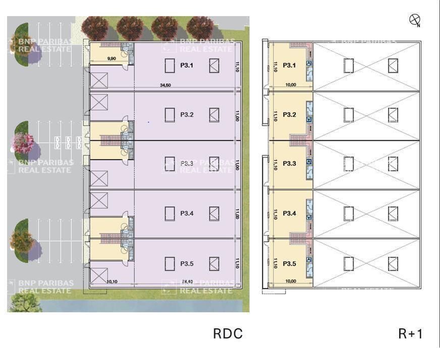 Location PME-PMI 2465 m² divisibles 91140 Villebon-sur-yvette