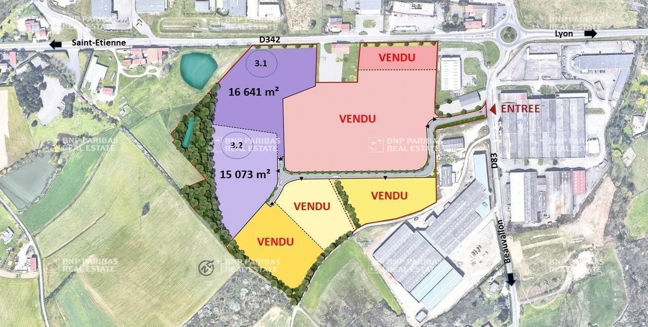 16641 m² pour ce terrains en location à Beauvallon
