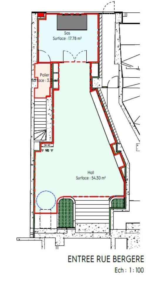 2108 m² pour ce bureaux en location à Paris